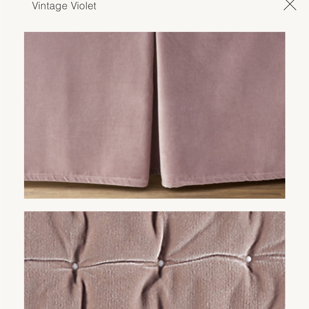 RH Baby Crib Skirt and Toddler Quilt